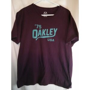 Vintage‎ Oakley '75 USA Graphic T-Shirt Regular Fit Casual Tee XL